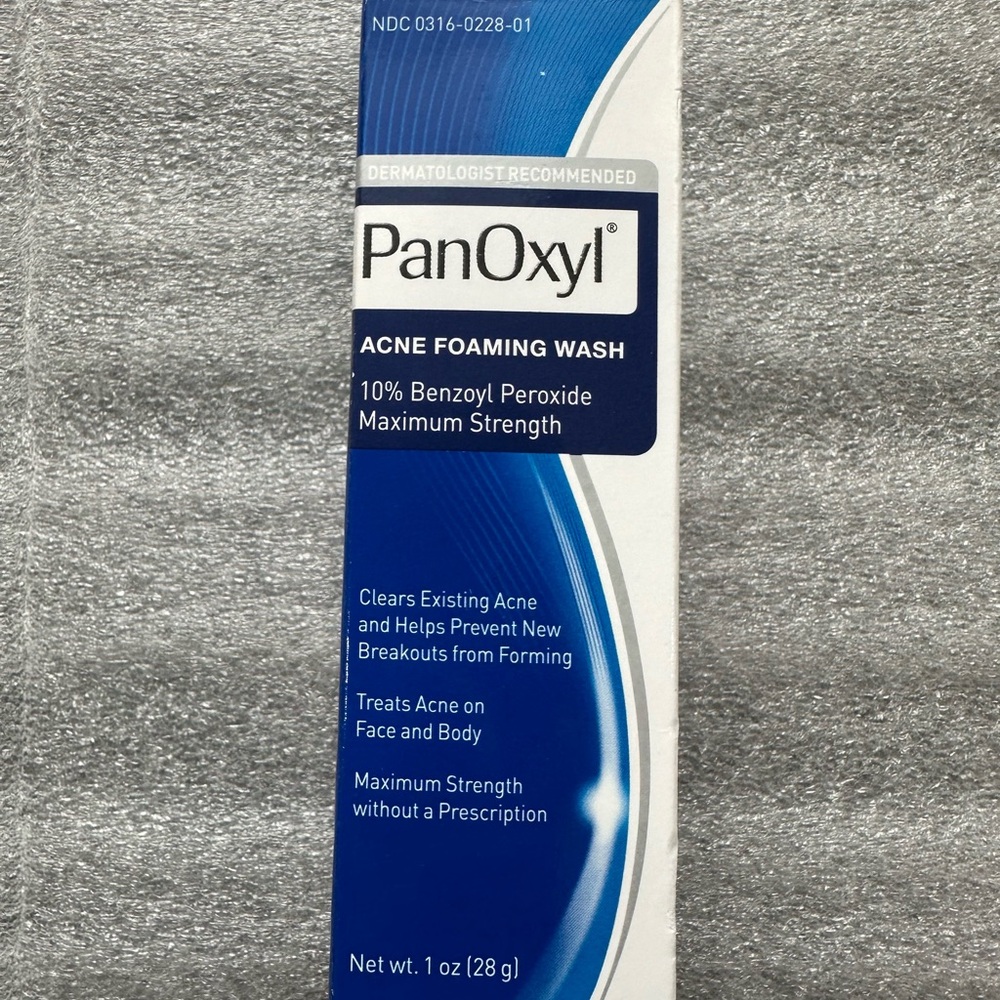 Panoxyl acne foaming face wash